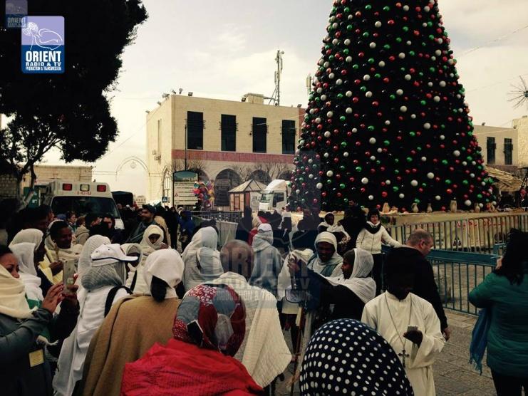 بالصور:- بدء احتفالات الطوائف الشرقية بعيد الميلاد في بيت لحم