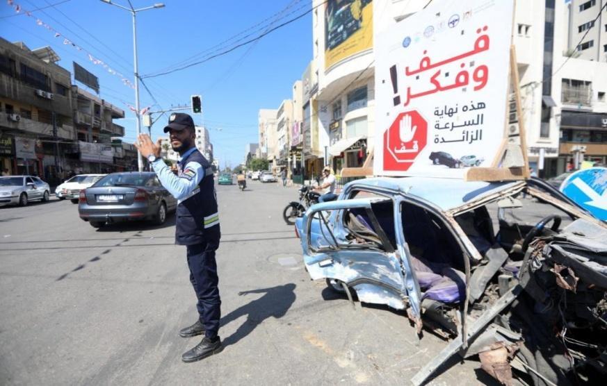 إدارة المرور والنجدة: 269 حادث سير وقع خلال شهر حزيران في غزة