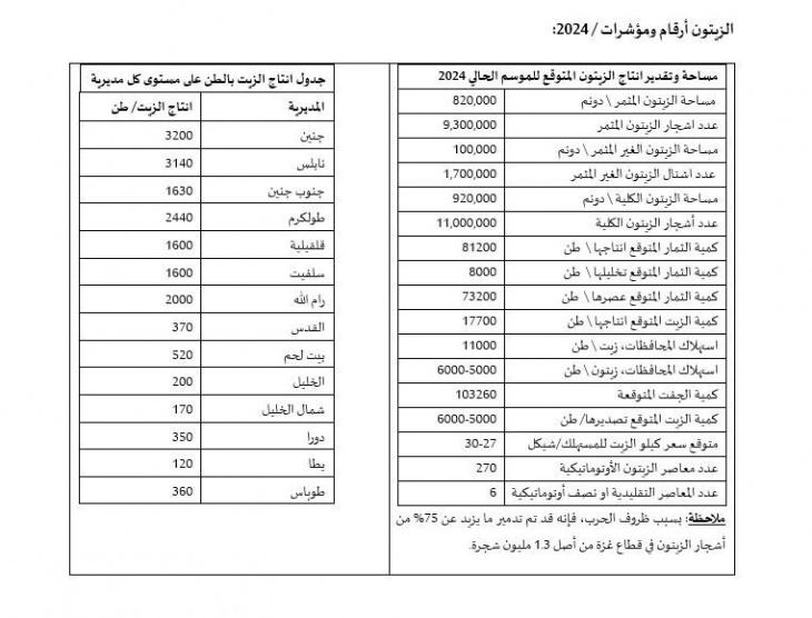 بالأرقام ...الزراعة تقدر كميات الزيت المتوقع هذا العام